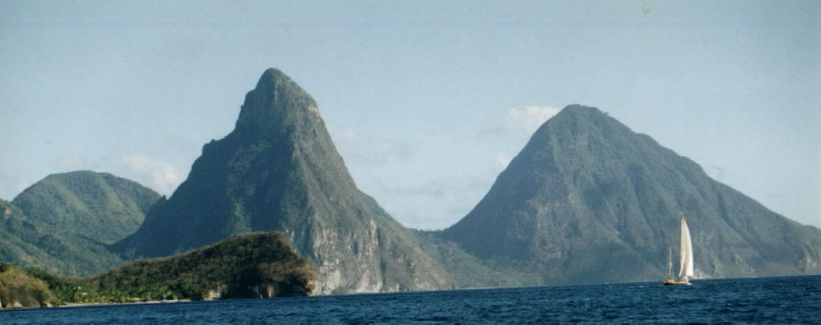 St. Lucia's dramatic Pitons